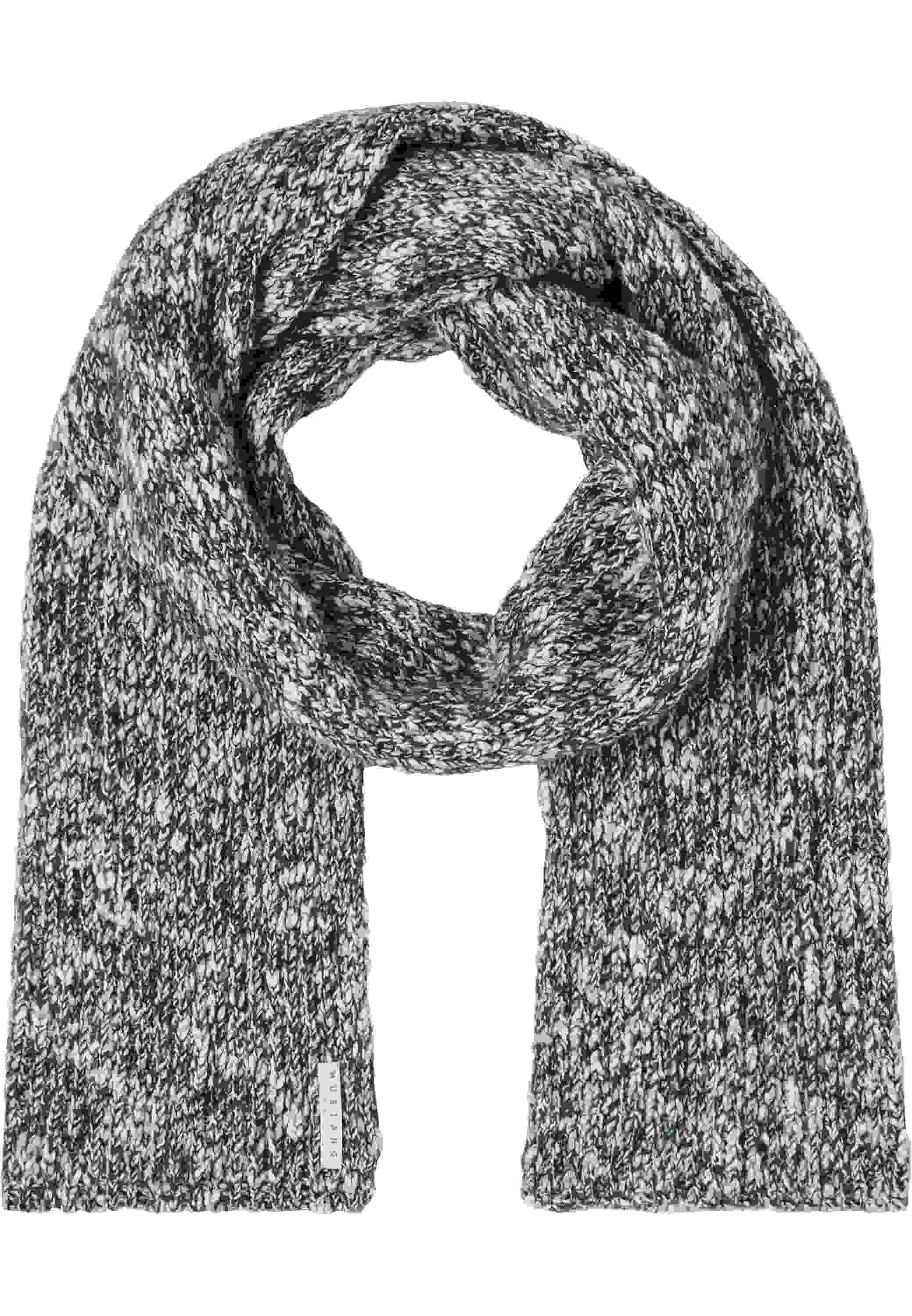 Schal aus melierter Baumwolle im Rippenstrick-Design jetzt bei bei Mustang  kaufen