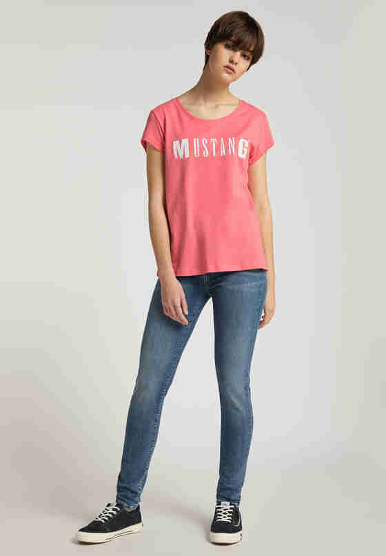 T-Shirt Logoshirt, Rosa, model