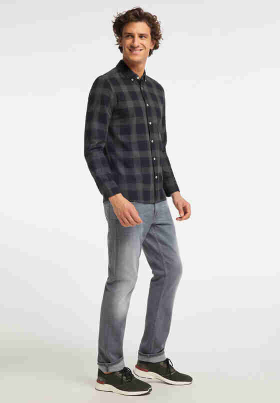 Hemd Style Casper MG flannel, Grau, model