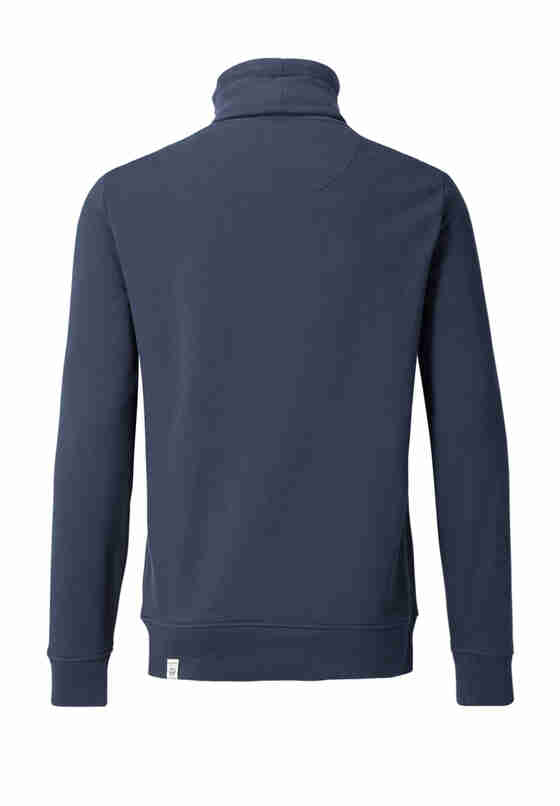 Sweatshirt Sweater mit Stehkragen, Blau, bueste