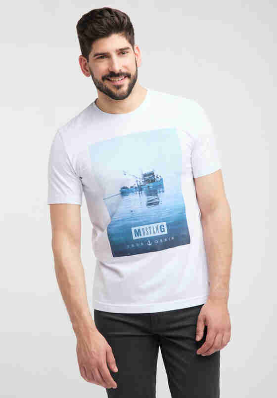 T-Shirt Alex C Photoprint, Weiß, model
