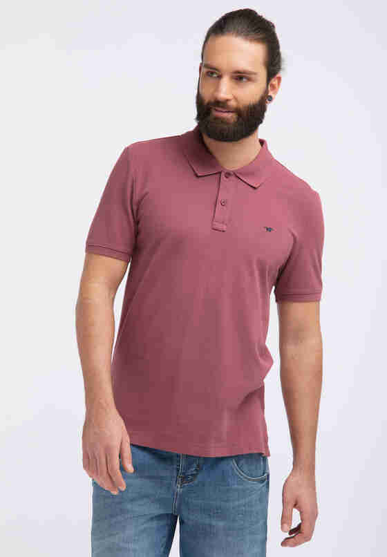 T-Shirt Poloshirt, Rot, model