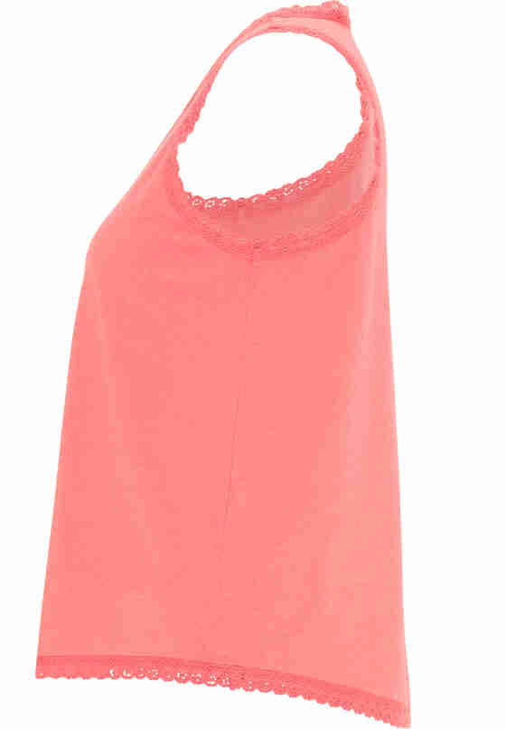 T-Shirt Style Lace Tanktop, Rot, bueste