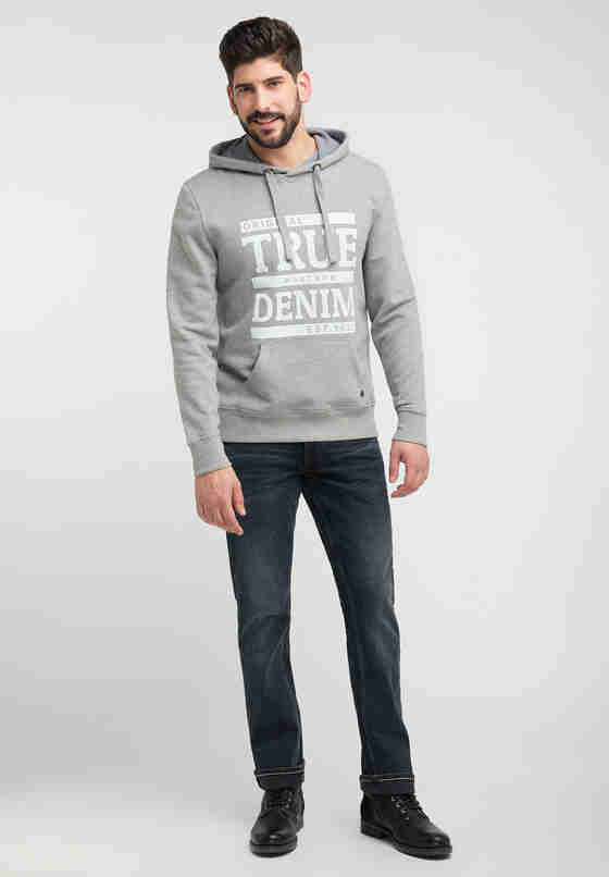 Sweatshirt Print-Sweatshirt, Grau, model