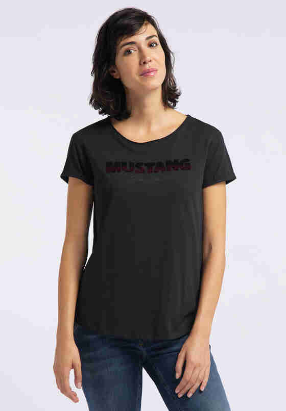 T-Shirt Alina C Sequences, Schwarz, model