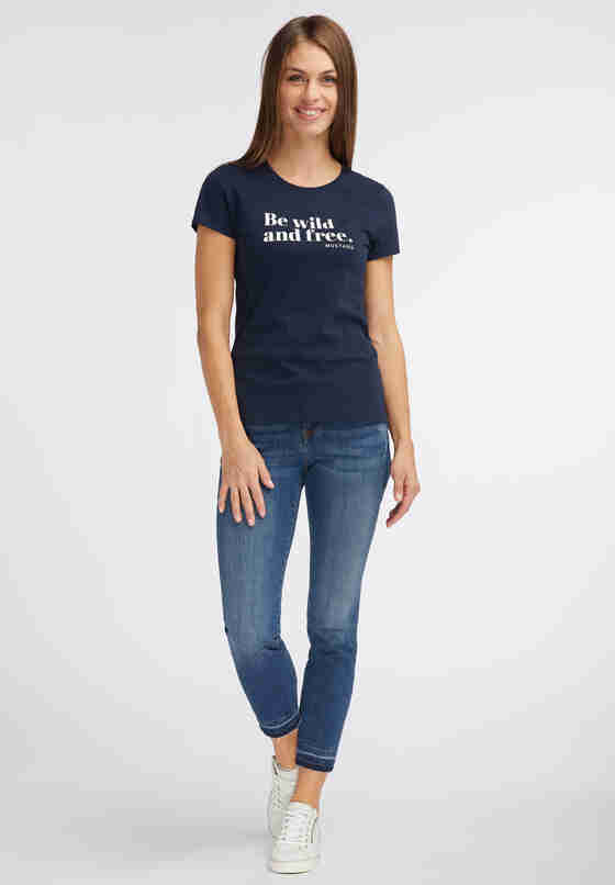 T-Shirt Canada Tee, Blau, model