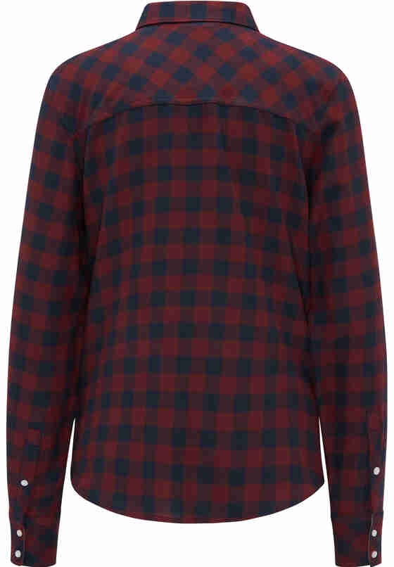 Bluse Check Blouse, Rot, bueste