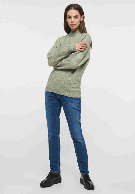 Sweater Style Carla C Structure, Grün, model