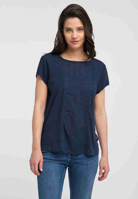 T-Shirt Lace T-Shirt, Blau, model