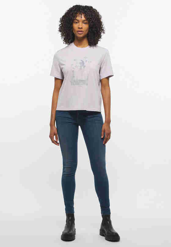T-Shirt Style Alina C Print, Lila, model