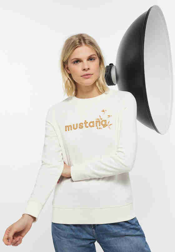 Sweatshirt Style Bea C Print, Weiß, model