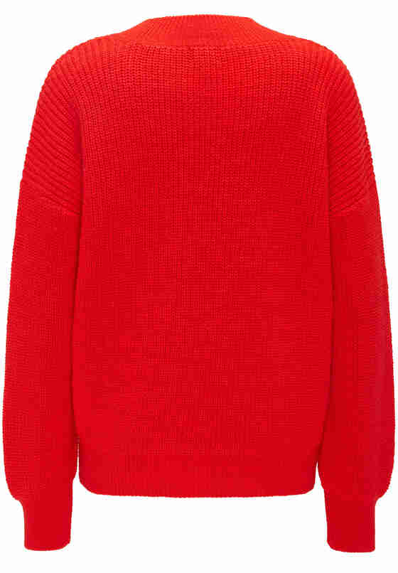 Sweater Oversize-Pullover, Rot, bueste