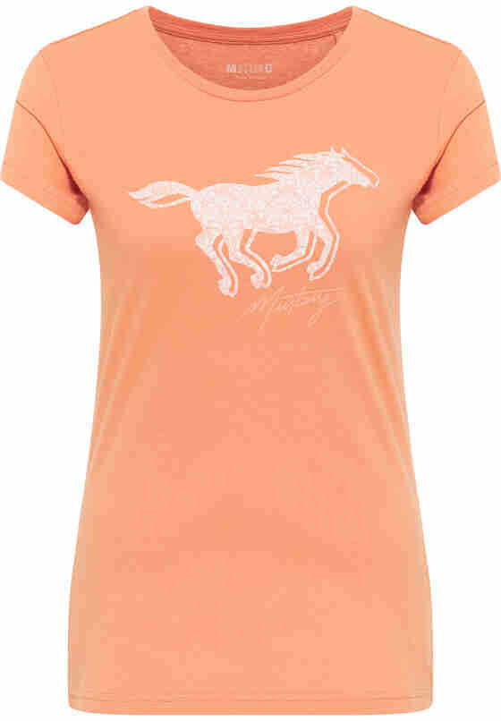 T-Shirt Print-Shirt, Orange, bueste