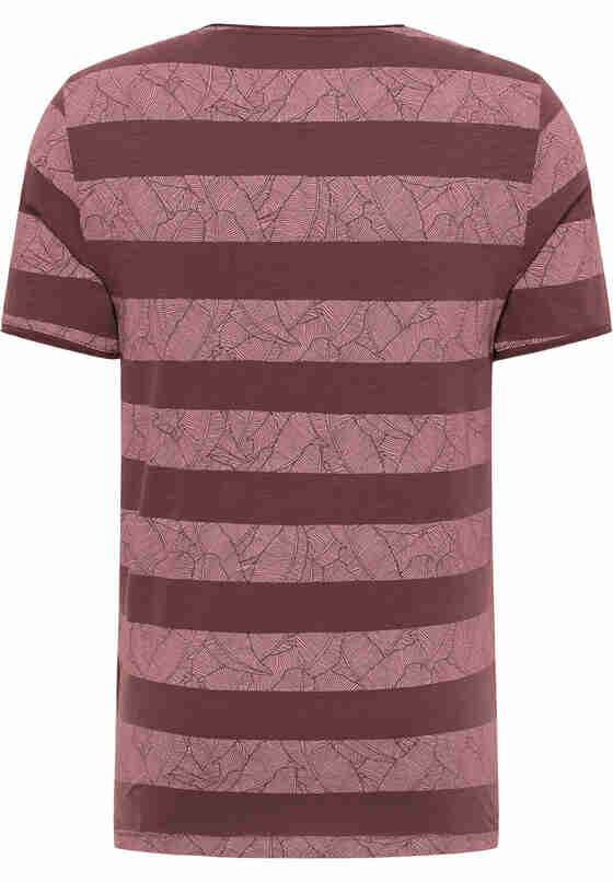 T-Shirt Style Aaron C Striped, Rot, bueste