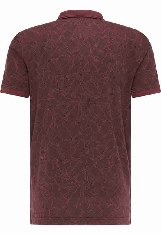 T-Shirt Print-Poloshirt, Rot, bueste
