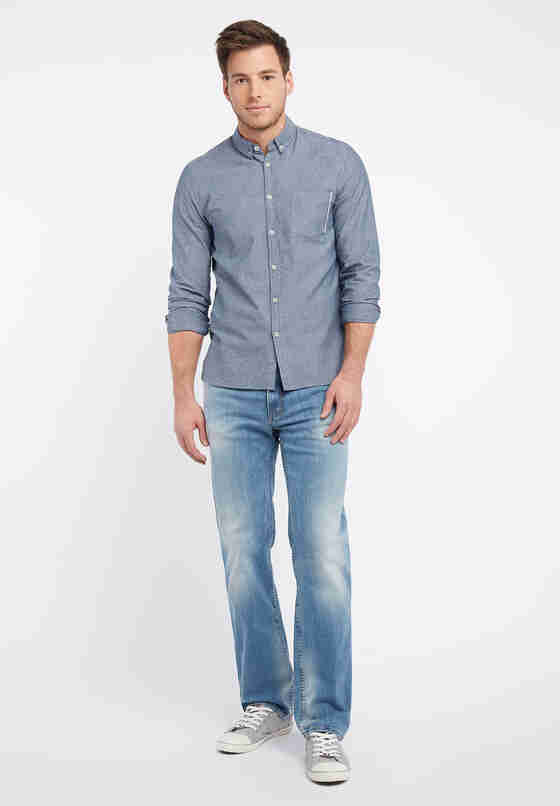 Hemd Button-down-Hemd, Blau, model