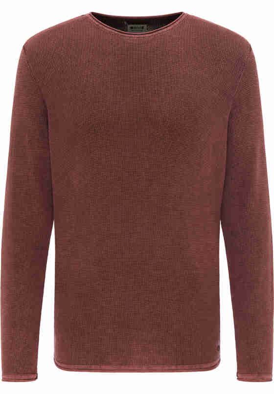 Sweater Emil C Waffle, Rot, bueste
