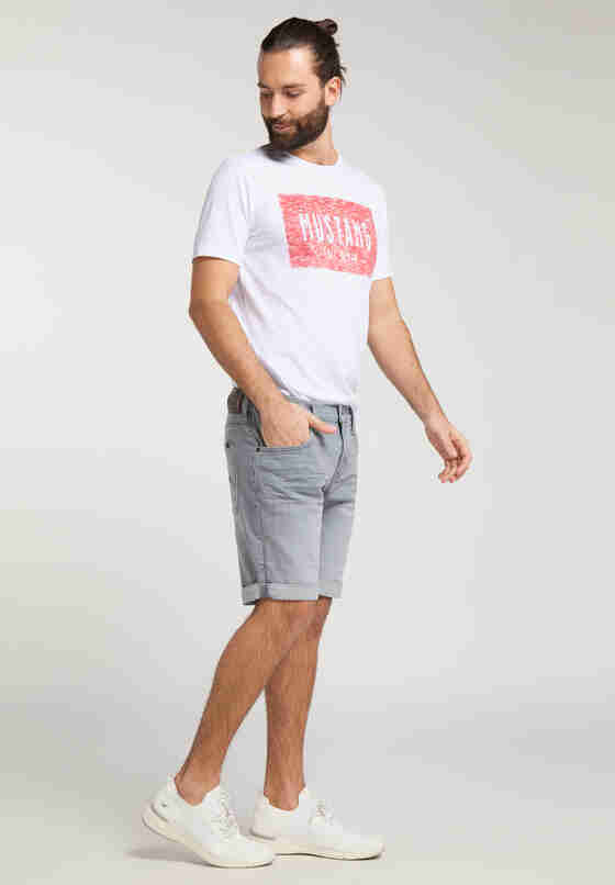 Hose 5-Pocket-Shorts, Grau 584, model