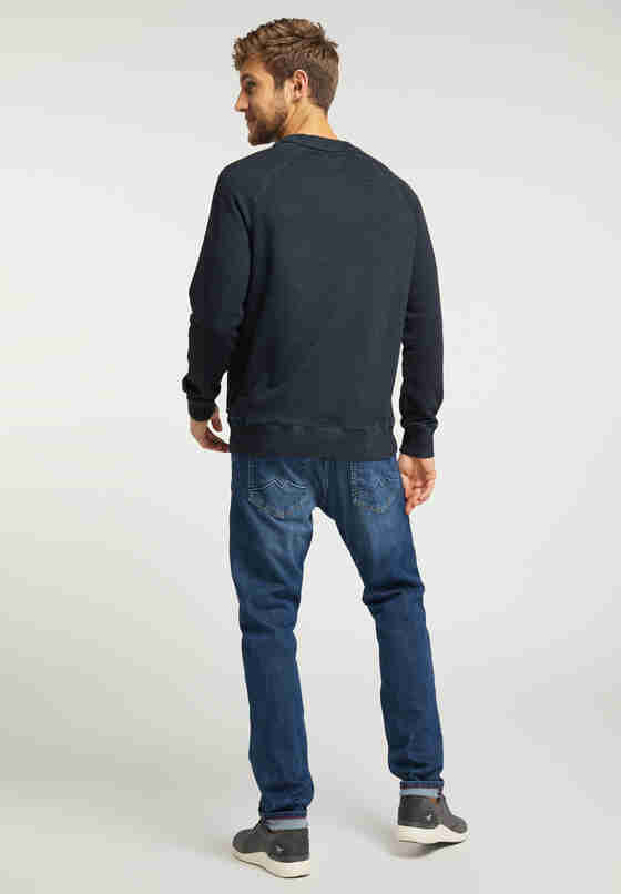 Sweatshirt Print-Sweater, Blau, model