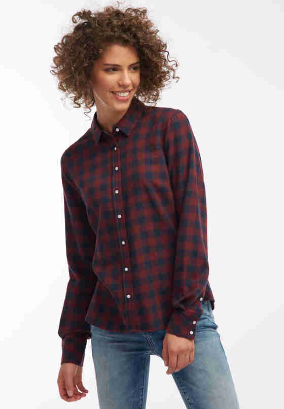 Bluse Check Blouse, Rot, model