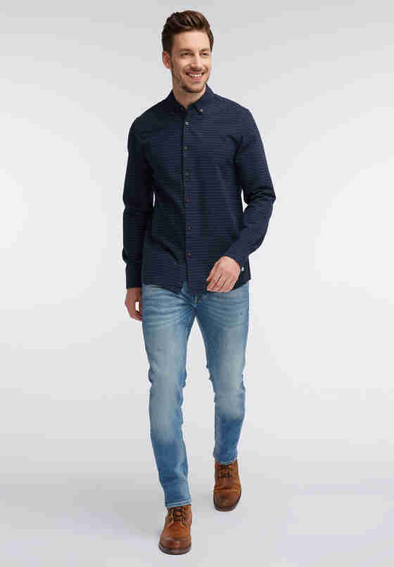 Hemd Button-down-Hemd, Blau, model