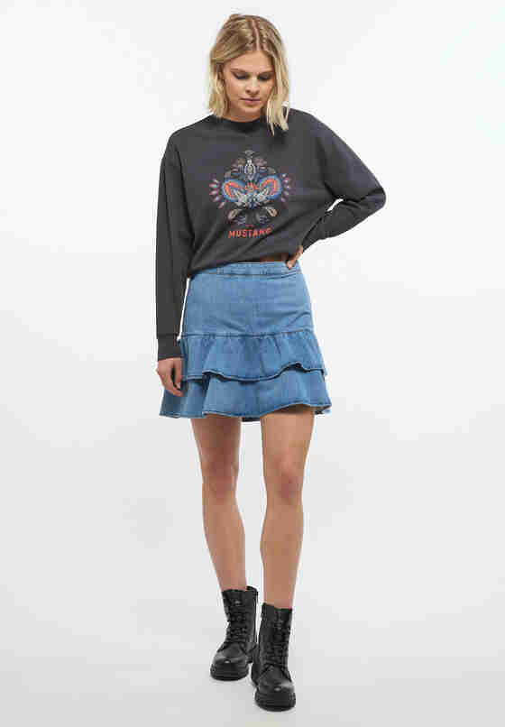 Rock Style Lilly Volant Skirt, Blau 400, model