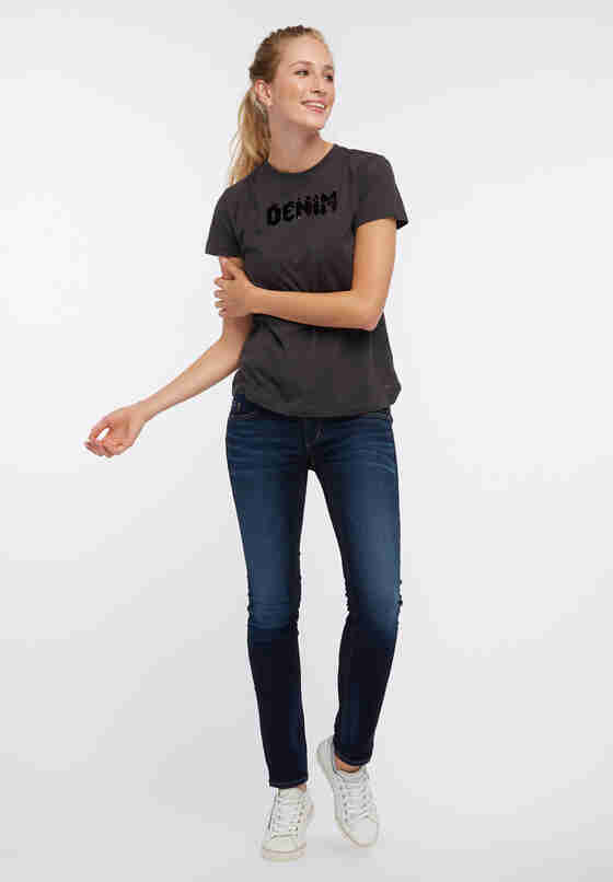 T-Shirt Pailletten-Shirt, Grau, model