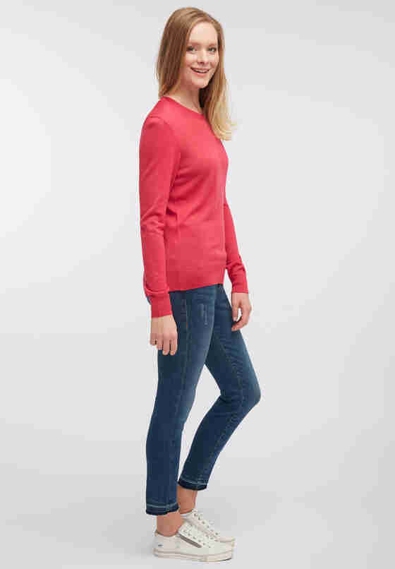 Sweater Feinstrickpullover, Rosa, model