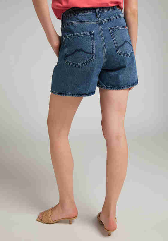 Hose Relaxed Moms Shorts, Blau 780, model