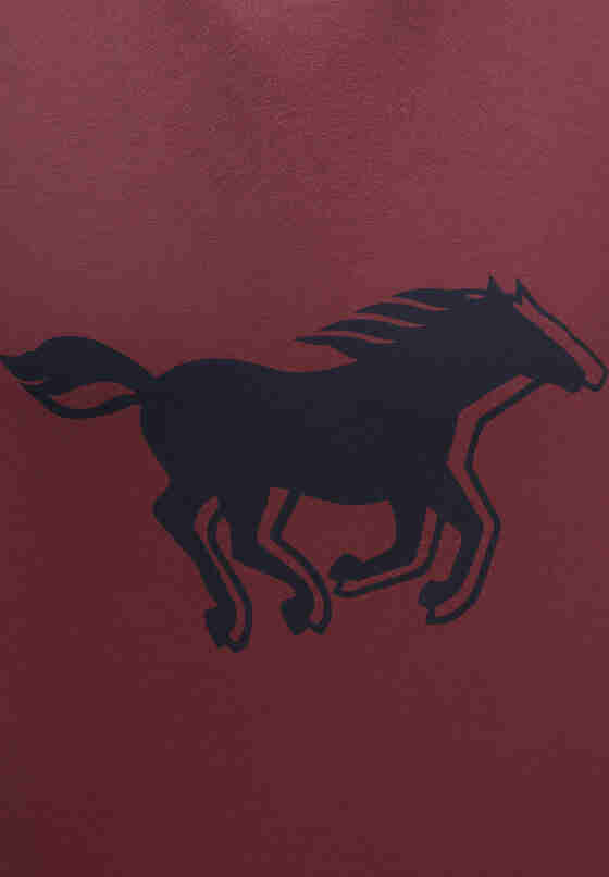 T-Shirt Horse Tee, Rot, bueste