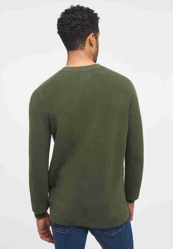 Sweater Strickpullover, Grün, model