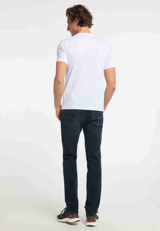 T-Shirt Print-Shirt, Weiß, model