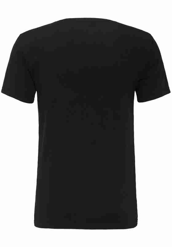 T-Shirt Basic-Shirt, Schwarz, bueste