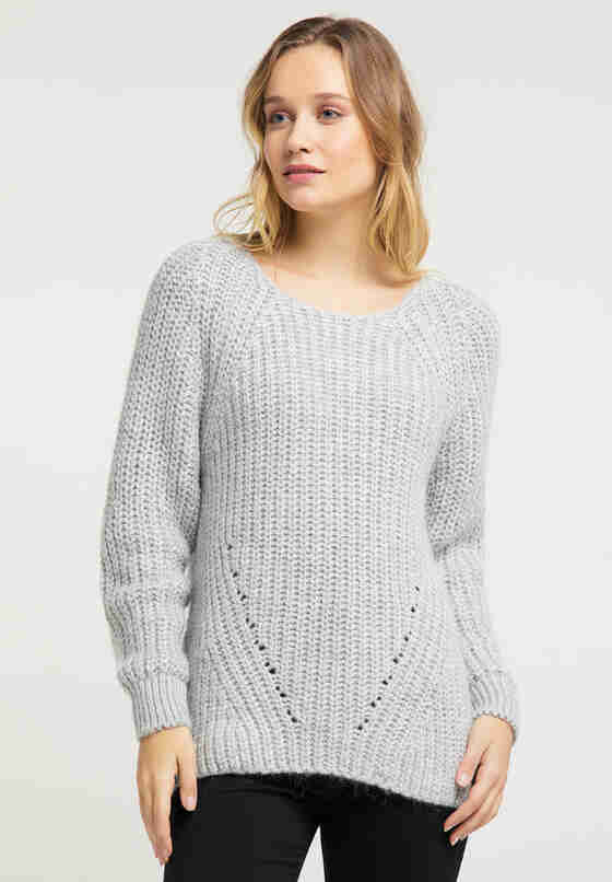 Sweater Carla C Ajour, Grau, model