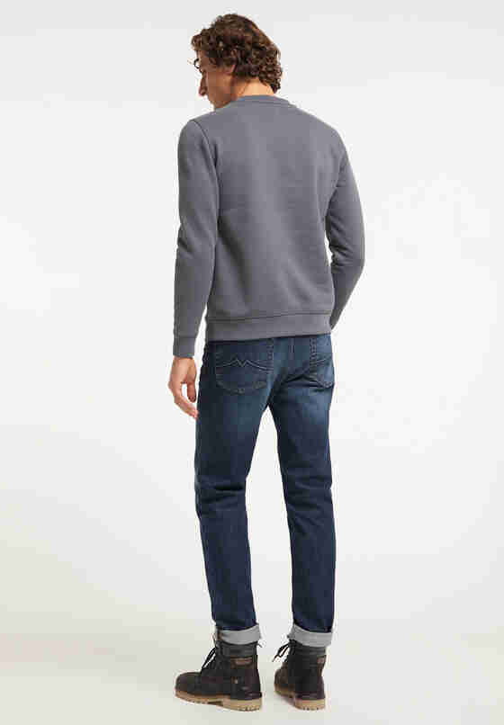 Sweatshirt Logo-Sweater, Grau, model
