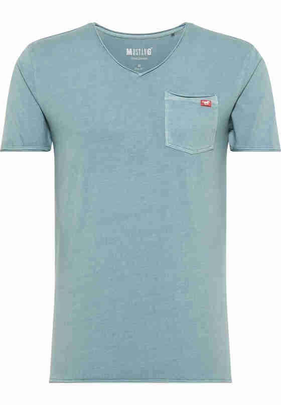 T-Shirt Style Aron V Basic, Blau, bueste