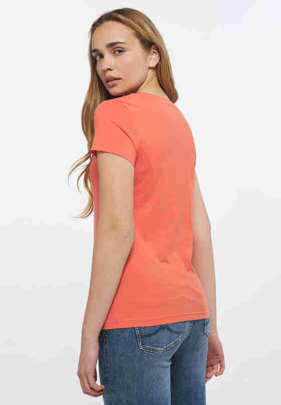 T-Shirt Style Alexia C Print, Rot, model