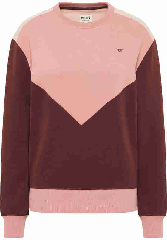 Sweatshirt Style Bea C Colourblock, Rot, bueste