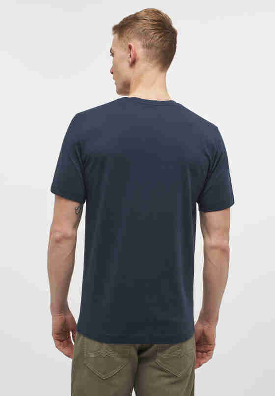 T-Shirt Style Alex C Print, Blau, model