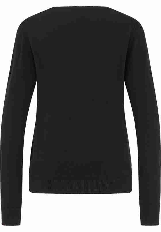 Sweater Basic-Pullover, Schwarz, bueste