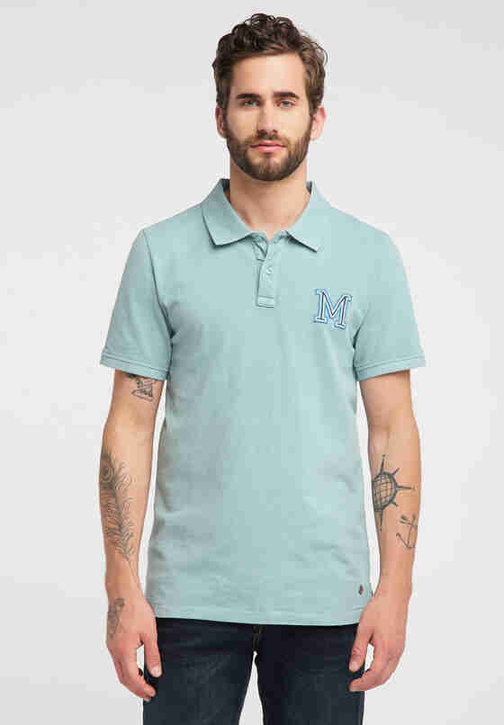 T-Shirt Polo Shirt, Blau, model