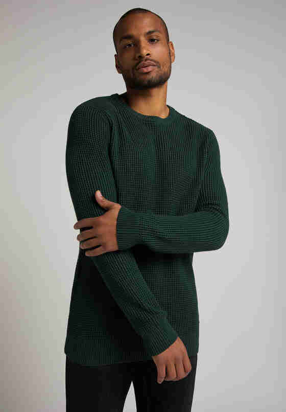 Sweater Strickpullover, Grün, model
