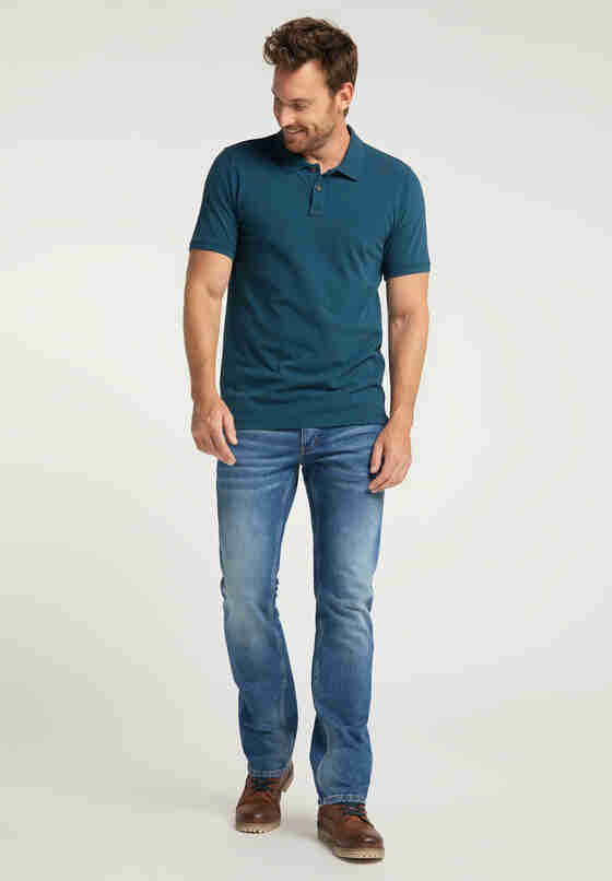 T-Shirt Poloshirt, Blau, model