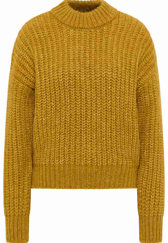 Sweater Strickpullover, Goldfarben, bueste