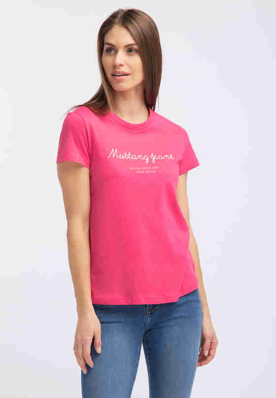 T-Shirt Fancy T-Shirt, Rosa, model