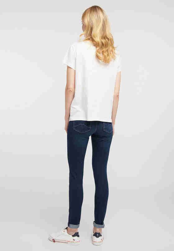 T-Shirt Spitzen-Shirt, Weiß, model