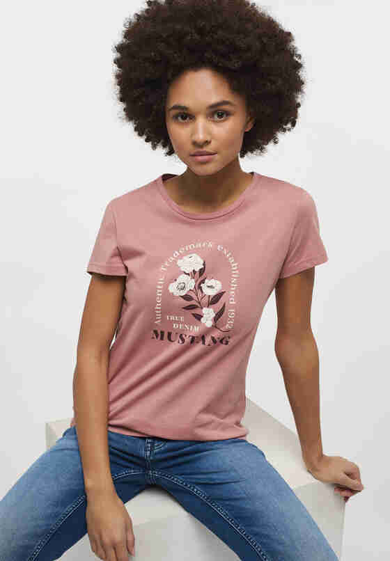 T-Shirt mit Flower-Print jetzt bei bei Mustang kaufen