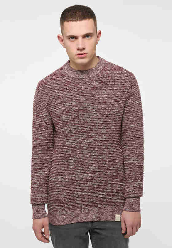 Sweater Style Emil C Chunky, Rot, model