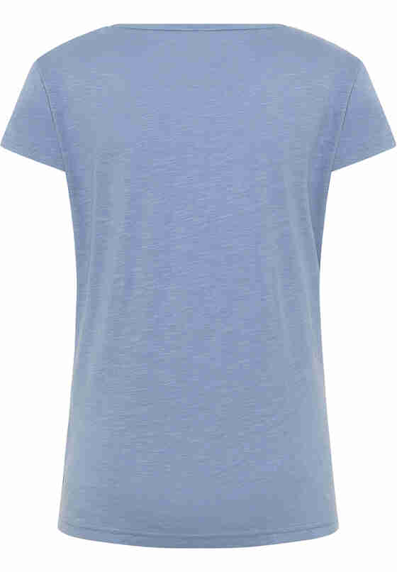 T-Shirt Style Audrey C Print, Blau, bueste