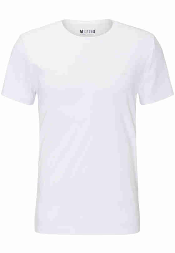 T-Shirt Basic-Shirt, Weiß, bueste